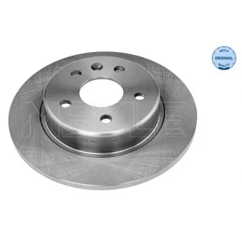 Jeu de 2 disques de frein arrière MEYLE 615 523 0026