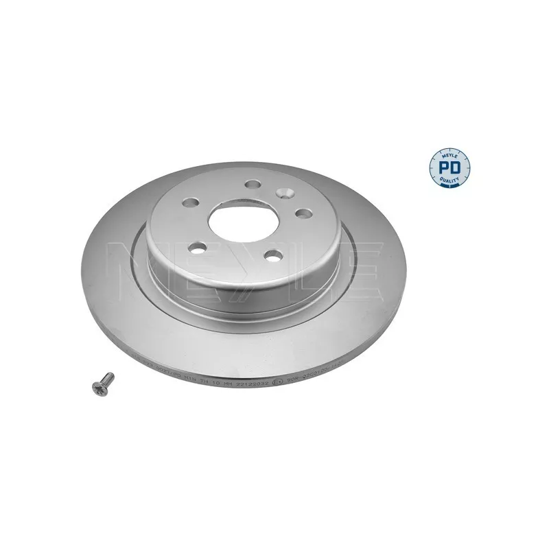 Jeu de 2 disques de frein arrière MEYLE 615 523 0027/PD