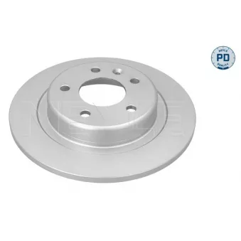 Jeu de 2 disques de frein arrière MEYLE 615 523 0028/PD