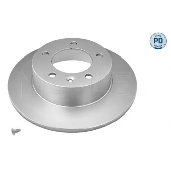 Jeu de 2 disques de frein arrière MEYLE 615 523 6037/PD