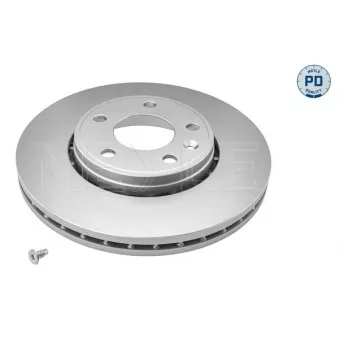 Jeu de 2 disques de frein avant MEYLE 683 521 0014/PD