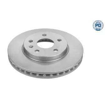 Jeu de 2 disques de frein avant MEYLE 683 521 0025/PD