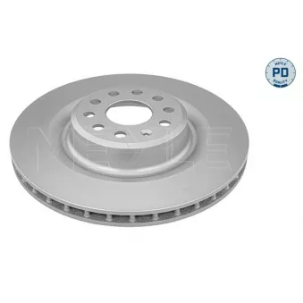 Jeu de 2 disques de frein arrière MEYLE 70-83 523 0002/PD