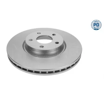 Jeu de 2 disques de frein avant MEYLE 715 521 0030/PD