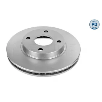 Jeu de 2 disques de frein avant MEYLE 715 521 0031/PD