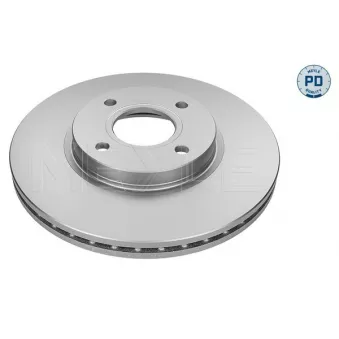 Jeu de 2 disques de frein avant MEYLE 715 521 0032/PD
