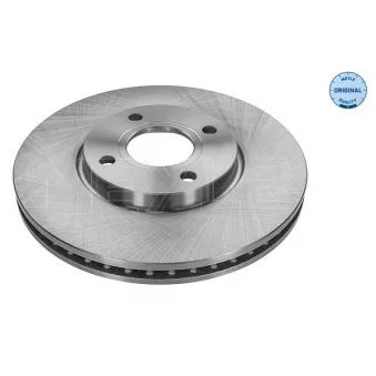 Jeu de 2 disques de frein avant MEYLE 715 521 0033