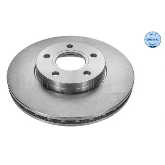 Jeu de 2 disques de frein avant MEYLE 715 521 0034