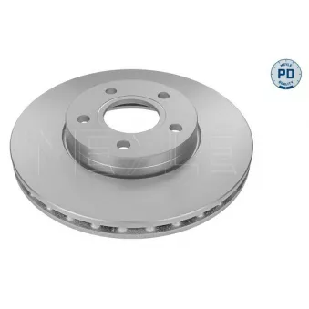 Jeu de 2 disques de frein avant MEYLE 715 521 0034/PD