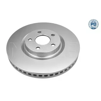 Jeu de 2 disques de frein avant MEYLE 715 521 0045/PD