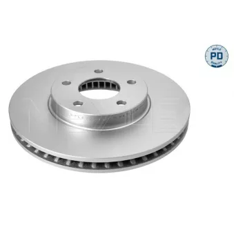 Jeu de 2 disques de frein avant MEYLE 715 521 0049/PD