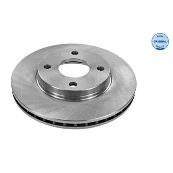 Jeu de 2 disques de frein avant MEYLE 715 521 7002