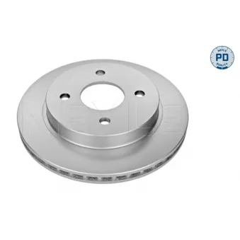 Jeu de 2 disques de frein arrière MEYLE 715 523 0018/PD