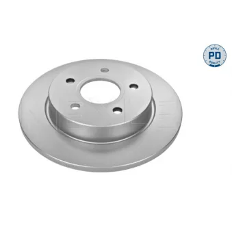 Jeu de 2 disques de frein arrière MEYLE 715 523 0020/PD