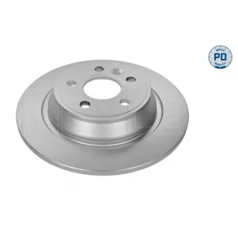 Jeu de 2 disques de frein arrière MEYLE 715 523 0021/PD