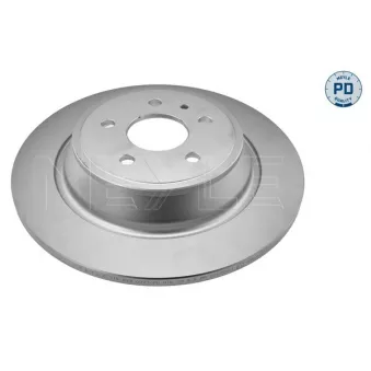 Jeu de 2 disques de frein arrière MEYLE 715 523 0027/PD