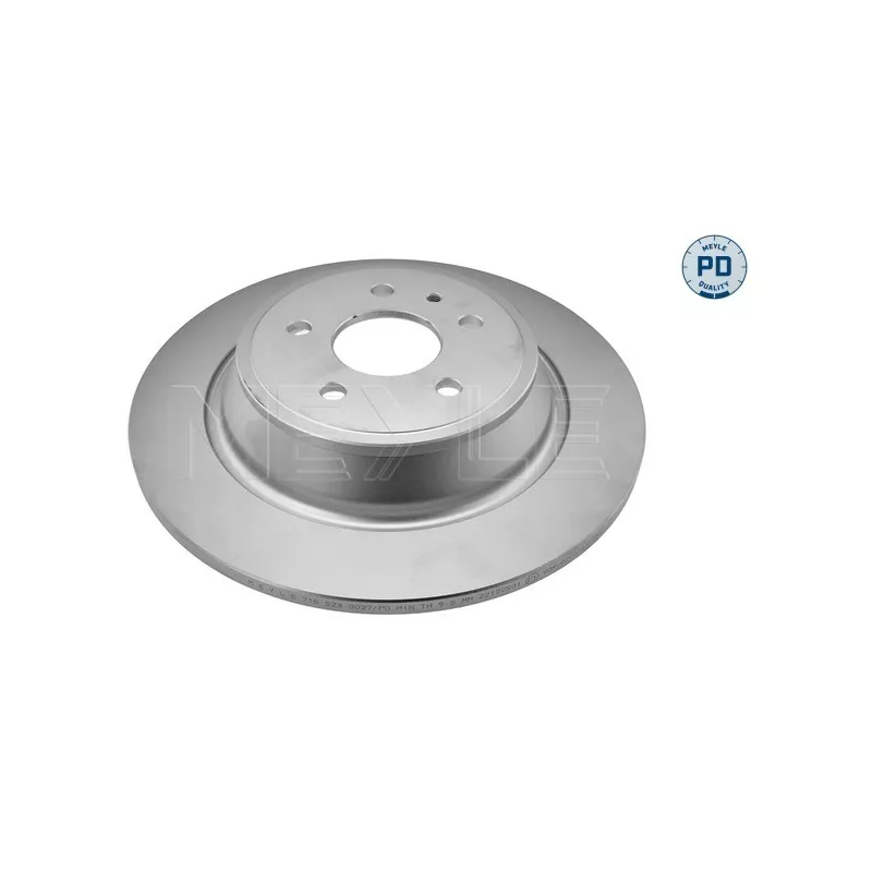 Jeu de 2 disques de frein arrière MEYLE 715 523 0027/PD