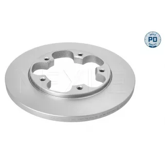 Jeu de 2 disques de frein arrière MEYLE 715 523 0029/PD