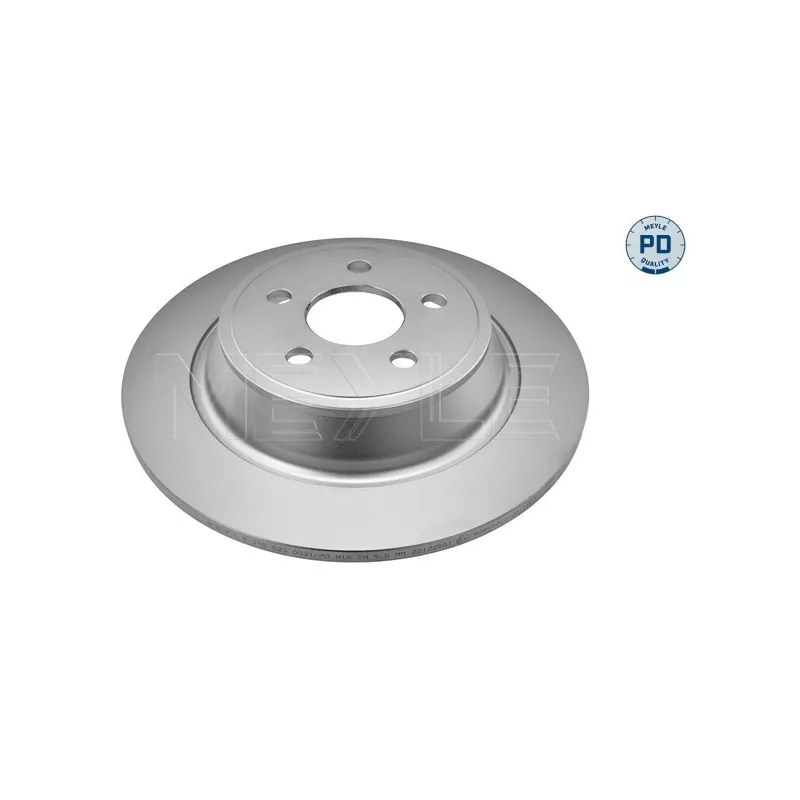 Jeu de 2 disques de frein arrière MEYLE 715 523 0031/PD