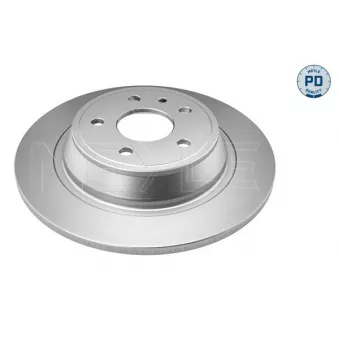 Jeu de 2 disques de frein arrière MEYLE 715 523 0032/PD