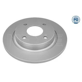 Jeu de 2 disques de frein arrière MEYLE 715 523 0033/PD