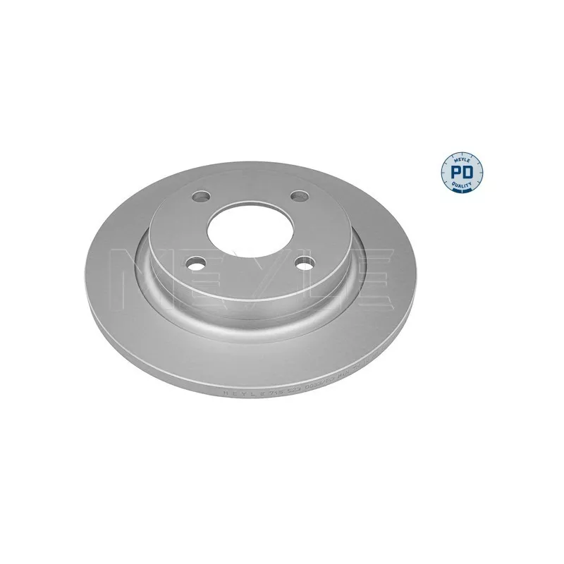 Jeu de 2 disques de frein arrière MEYLE 715 523 0033/PD