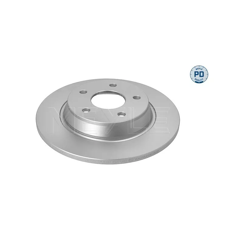 Jeu de 2 disques de frein arrière MEYLE 715 523 0035/PD