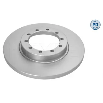 Jeu de 2 disques de frein arrière MEYLE 715 523 0037/PD