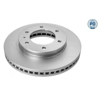 Jeu de 2 disques de frein avant MEYLE 783 521 0048/PD