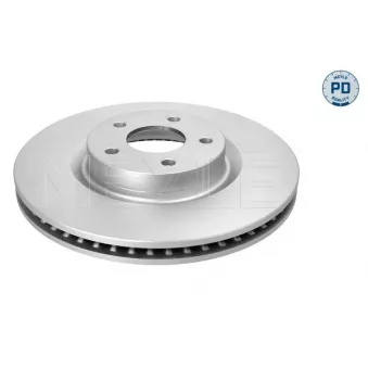 Jeu de 2 disques de frein avant MEYLE 783 521 0050/PD