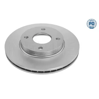 Jeu de 2 disques de frein avant MEYLE 783 521 7002/PD