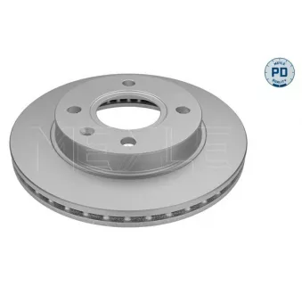 Jeu de 2 disques de frein avant MEYLE 783 521 7017/PD