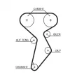 Kit de courroie crantée GATES K025432XS - Visuel 2