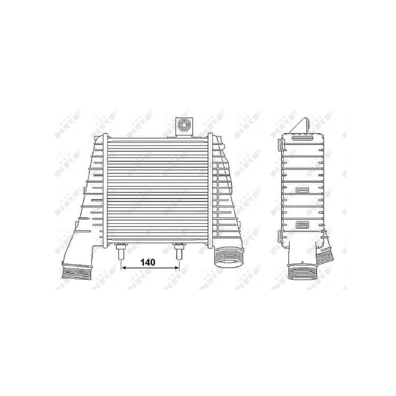 Intercooler, échangeur NRF 30238