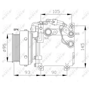Compresseur, climatisation NRF 32100