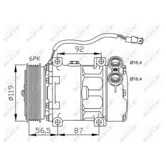 Compresseur, climatisation NRF 32278