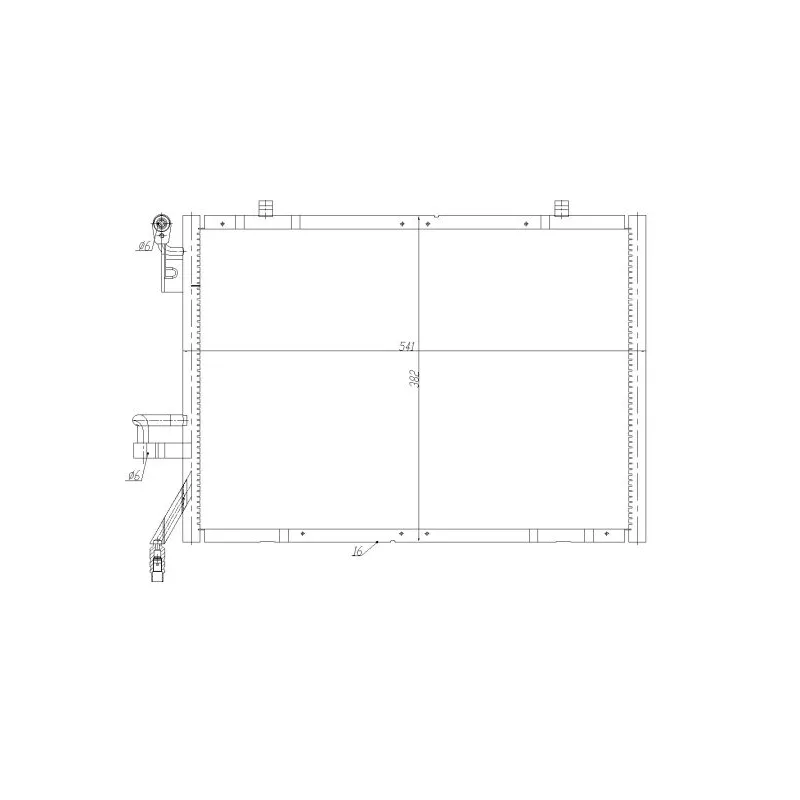 Condenseur, climatisation NRF 350483