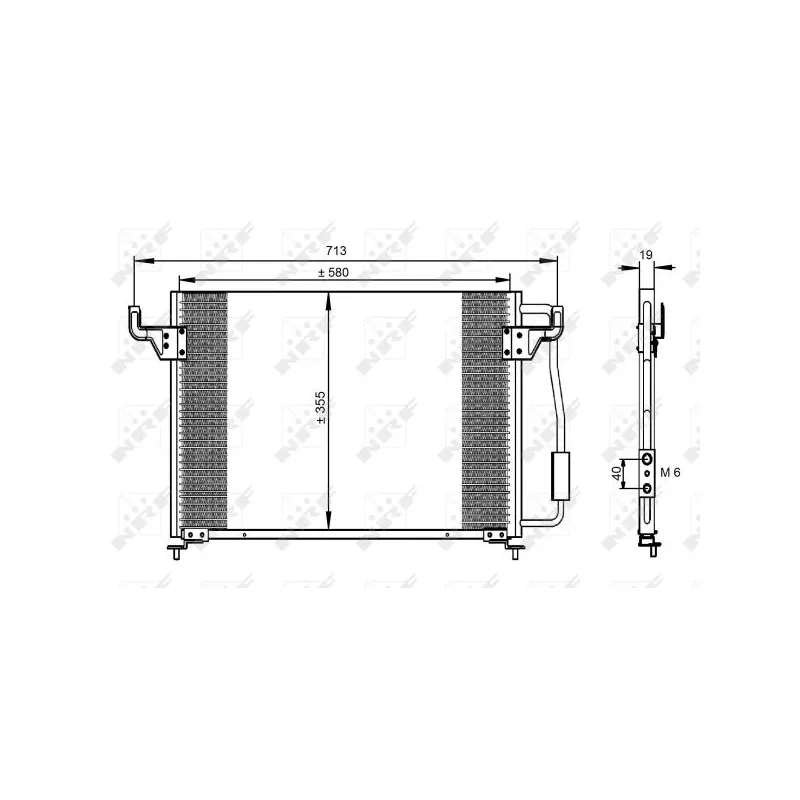 Condenseur, climatisation NRF 35261