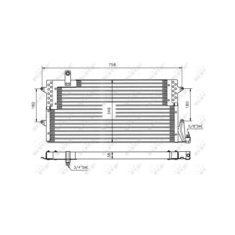 Condenseur, climatisation NRF 35534