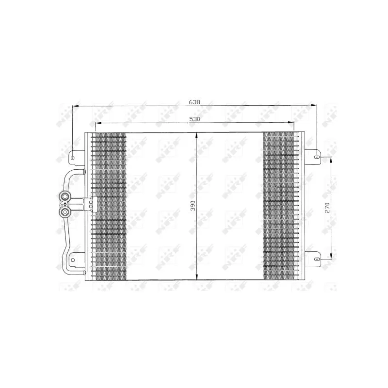 Condenseur, climatisation NRF 35832