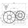 Ventilateur, refroidissement du moteur NRF 47000 - Visuel 2