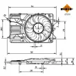 Ventilateur, refroidissement du moteur NRF 47020 - Visuel 2