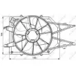 Ventilateur, refroidissement du moteur NRF 47034 - Visuel 2