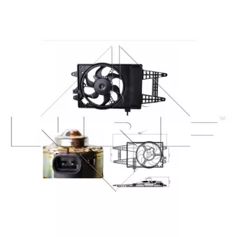 Ventilateur, refroidissement du moteur NRF