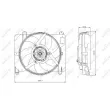 Ventilateur, refroidissement du moteur NRF 47255 - Visuel 2