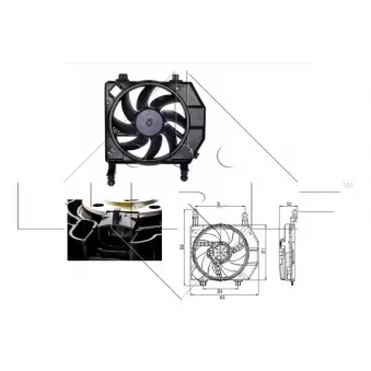 Ventilateur, refroidissement du moteur NRF
