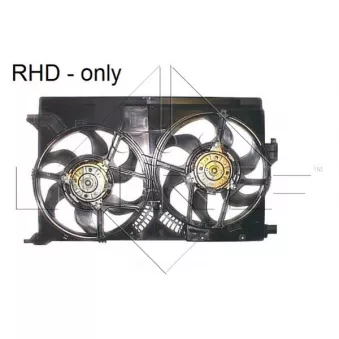 Ventilateur, refroidissement du moteur NRF 47316