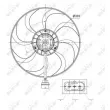 Ventilateur, refroidissement du moteur NRF 47375 - Visuel 2