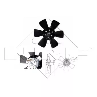 Ventilateur, refroidissement du moteur NRF 47390