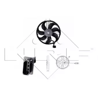 Ventilateur, refroidissement du moteur NRF 47409